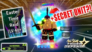 ASTD EVENT Speedrun Easter Raid 4 Units Solo Gameplay  Roblox All Star Tower Defense [upl. by Norine545]