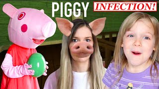 In Real Life Roblox Piggy Infection Scavenger Hunt Roblox Piggy Infected My PB and J [upl. by Esmaria]