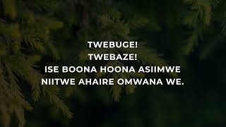 Christmas Hymn 50  Mwimuke Mwagwijagire lyrics RunyoroRutooro Catholic Hymn Song [upl. by Esirehc]