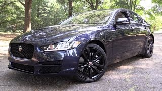 2017 Jaguar XE 35t Prestige  Start Up Road Test amp In Depth Review [upl. by Gniliem]