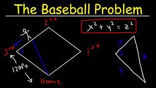 Related Rates  The Baseball Diamond Problem [upl. by Melli]