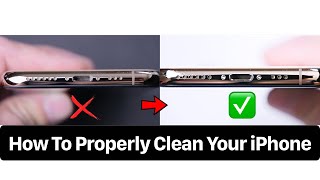 How to Properly Clean Your iPhone Speakers Mic amp Lightning Port [upl. by Koenraad]